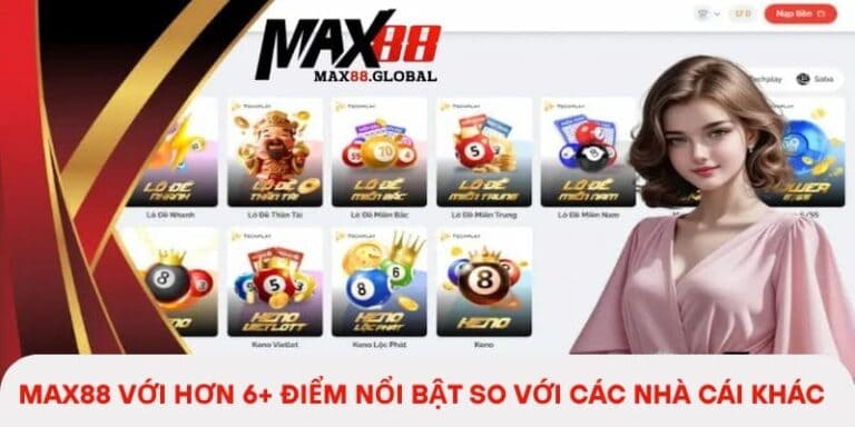 Hệ thống nhà cái với nhiều điểm nổi bật so với các đối thủ khác